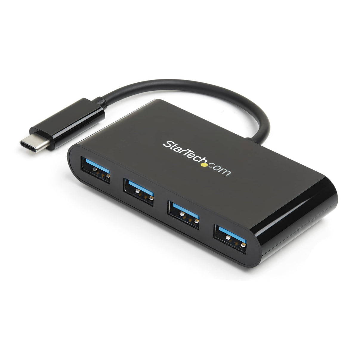 StarTech 4-Port USB-C Hub 5Gbps with 4x USB-A, USB Powered (HB30C4AB)