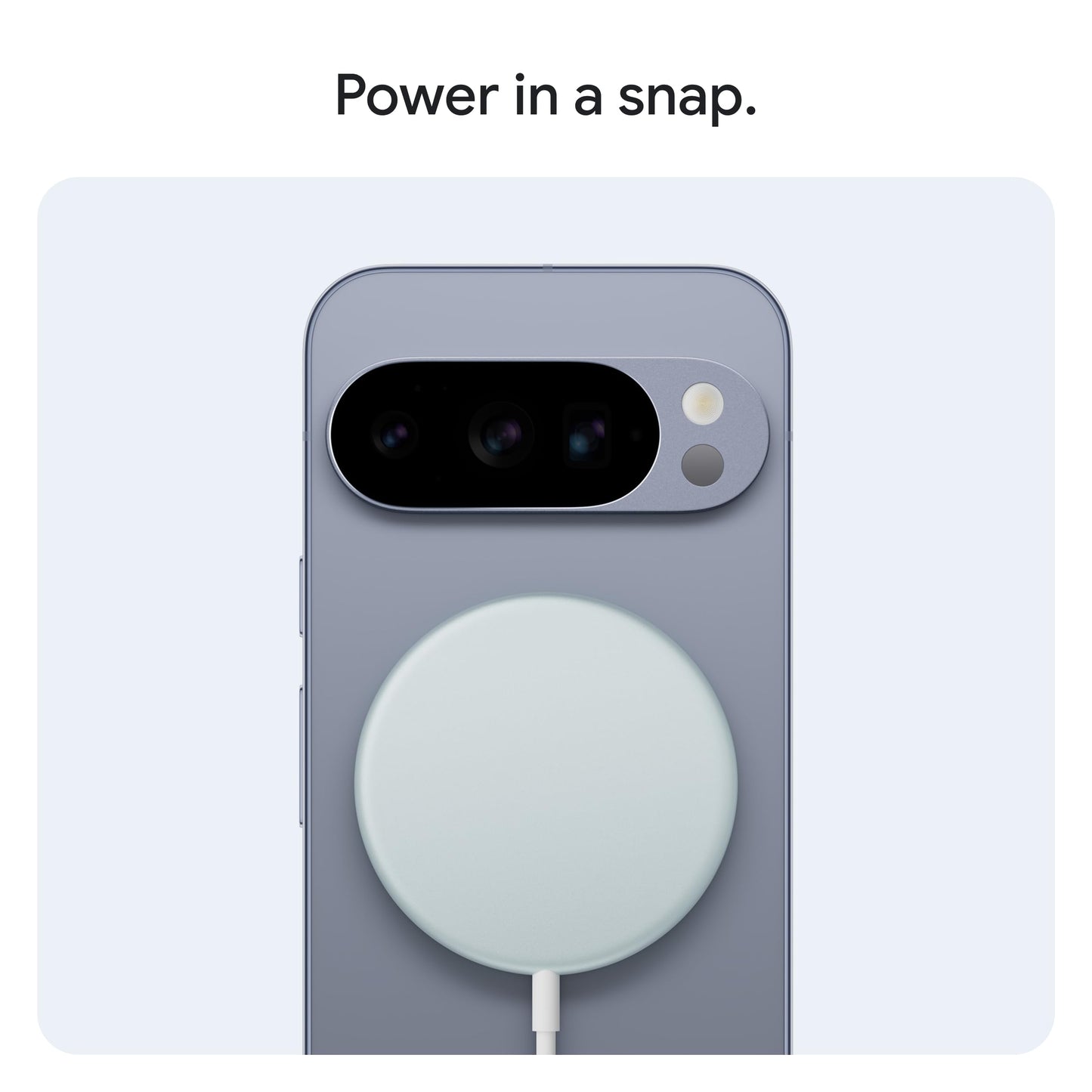 Google Pixelsnap Phone Charger - Fast-Charging 25W Qi2 Wireless Charger - Compatible with Pixel Phones and Qi-Certified Devices - Charger Adapter Sold