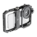 NEEWER Universal Phone Cage Video Rig Stabilizer with 17mm to 37mm & 67mm Lens Filter Adapter Ring Accessories Compatible with iPhone Android Samsung