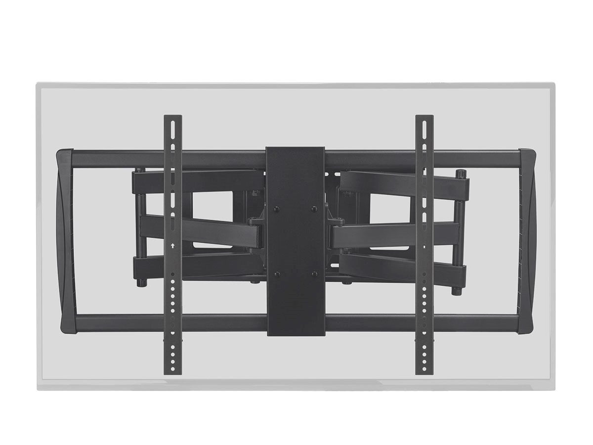 Monoprice Full-Motion Articulating TV Wall Mount - TVs 60in to 100in, Up to 176lbs, VESA 900x600, No Logo - Commercial Series
