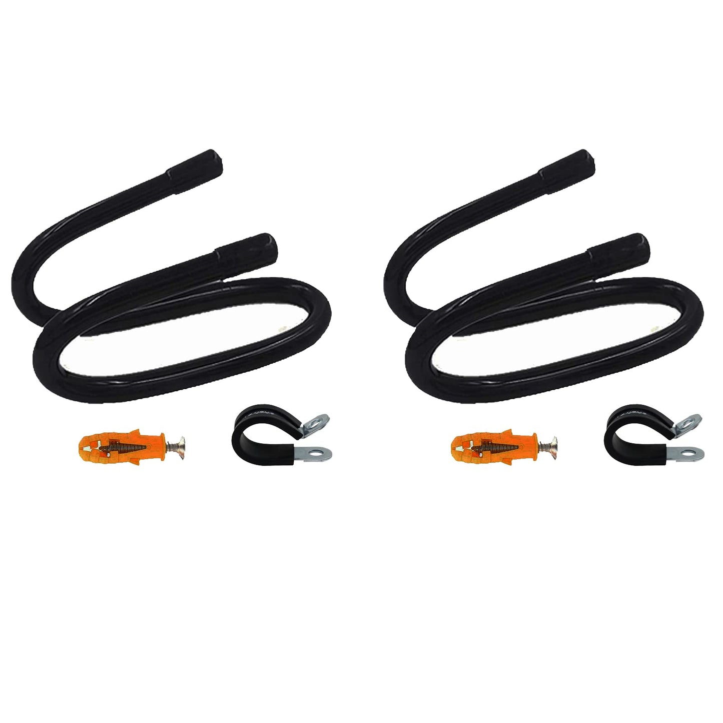 Pmsanzay Pack of 2, Keyboard Mouse Wall Mount Wall Holder Wall Rack - No Keyboard No Mouse
