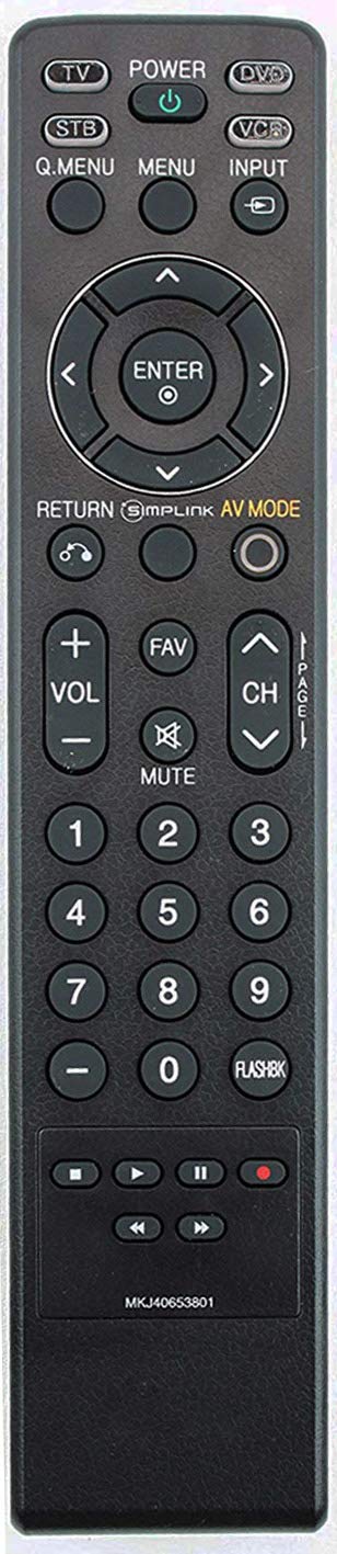 New MKJ40653801 Remote Control Replaced for LG Models: 32LG30DC,42LG30UD,37LG30,37LG50,42LG50,42LG30,32LG30,47LG50,52LG50