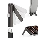 MagSync 2-in-1 Phone Stand with USB C Adapter, Compact Phone Kickstand Adapter, 60W Fast Charging While Watching, Right-Angle Design, Desk Stand