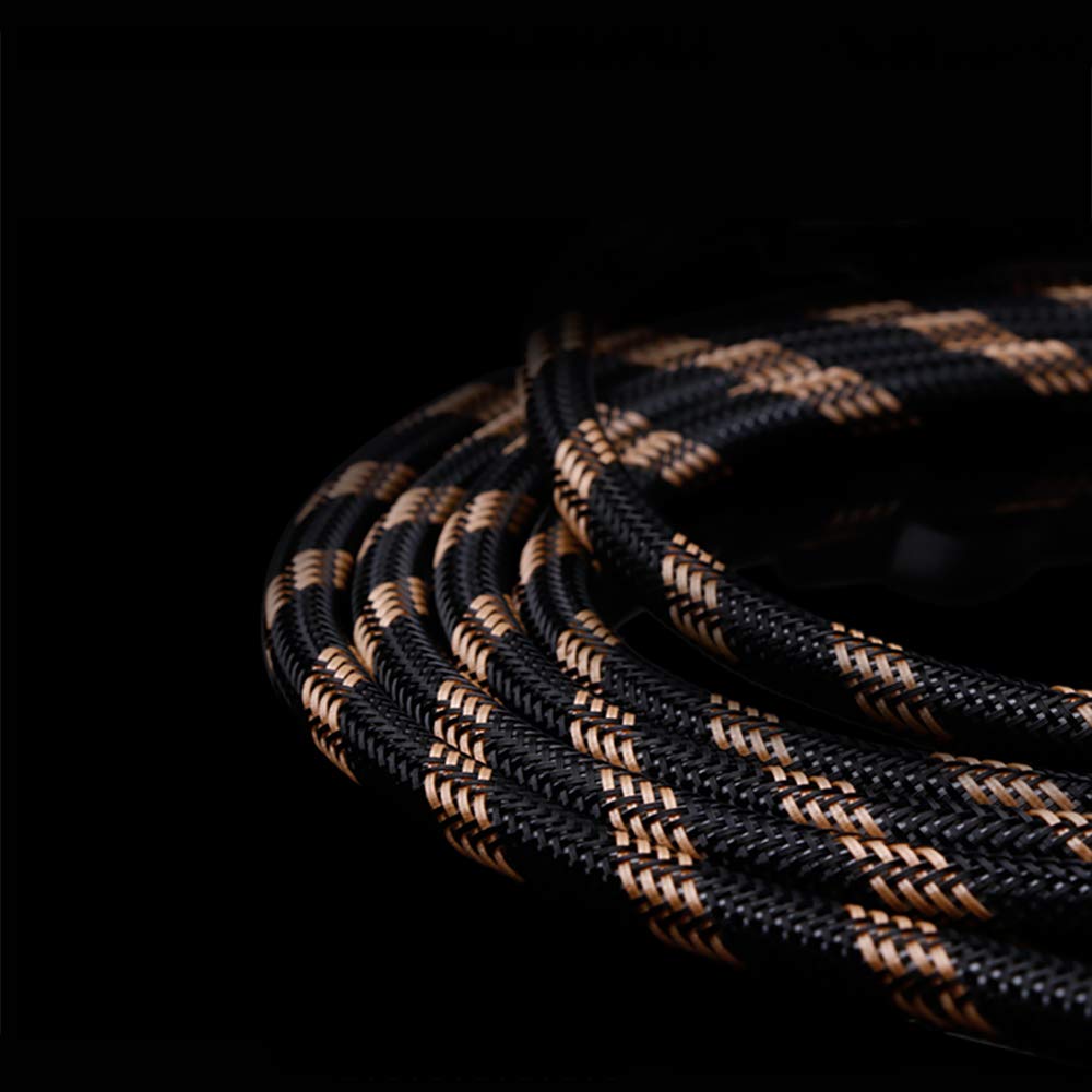 SKW RCA Y Splitter Cable 1 Male to 2 Male Subwoofer Cord, BG Series Ultra-high Purity Copper RCA Y Cable with OD 7.0mm, Multiple Shield Stereo Audio