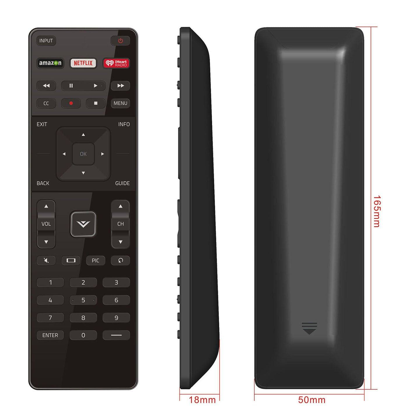 New XRT122 Remote control for Vizio LCD LED TV D39H-D0 D39HD0 D50U-D1 D50UD1 D55U-D1 D55UD1 D58U-D3 D58UD3 D65U-D2 D65UD2 E32-C1 E32C1 E32H-C1 E32HC1