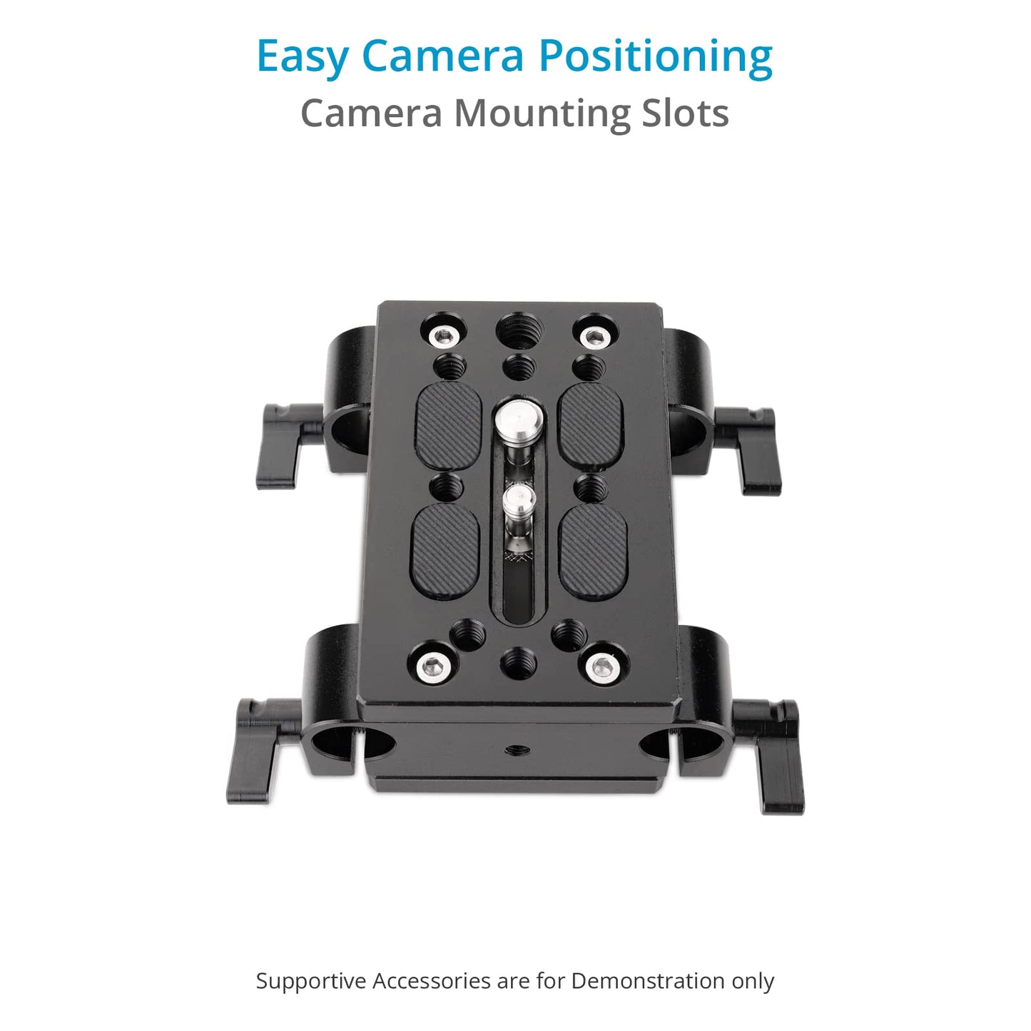 PROAIM SnapRig Camera Baseplate with Tripod Mount. Dual Mounting & 15mm Rod Support. (BP-01)