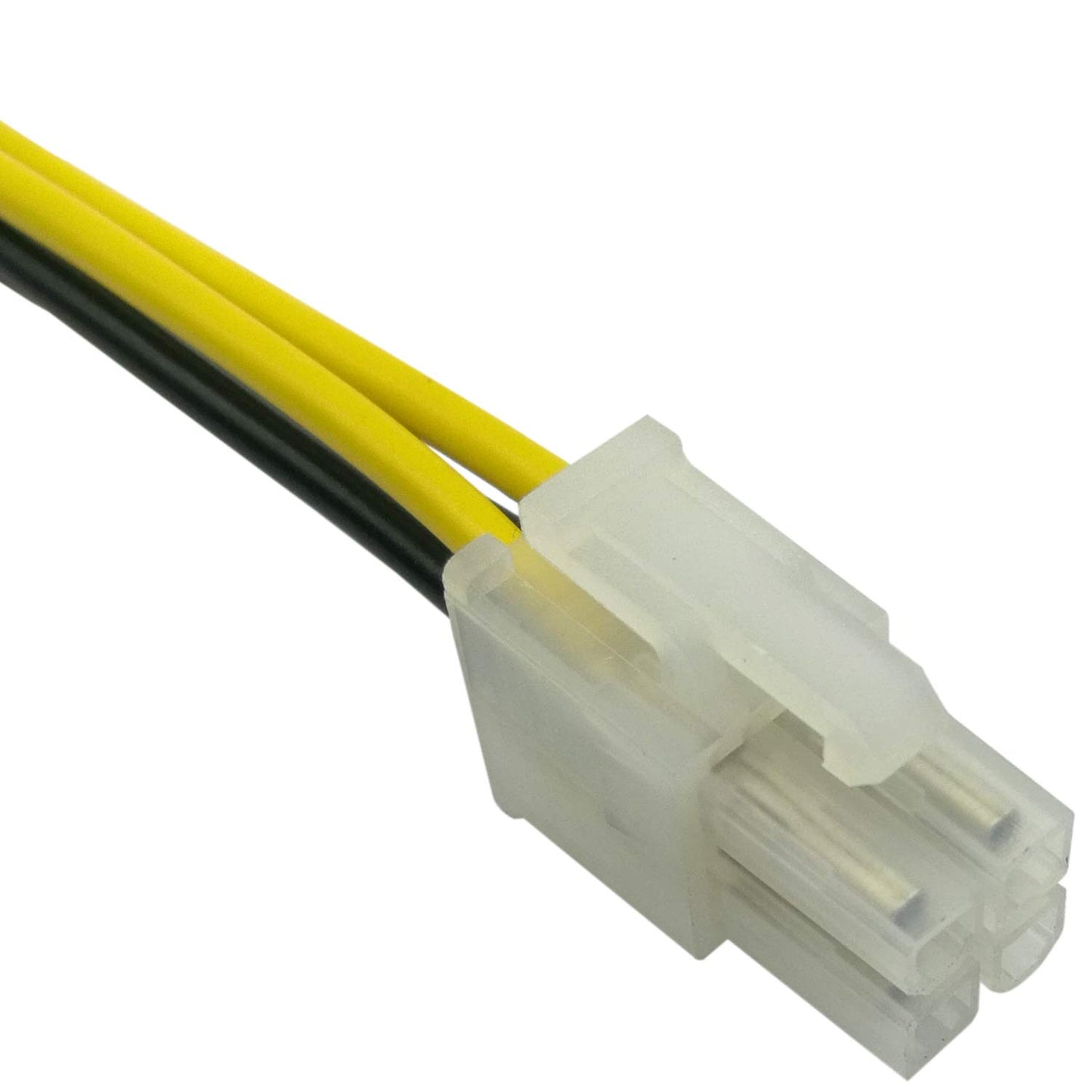 COMeap (3-Pack) 4 Pin Molex Connector, LP4 Molex to ATX 4 Pin Connector Auxiliary Power Adapter Cable 9.5-inch (24cm)