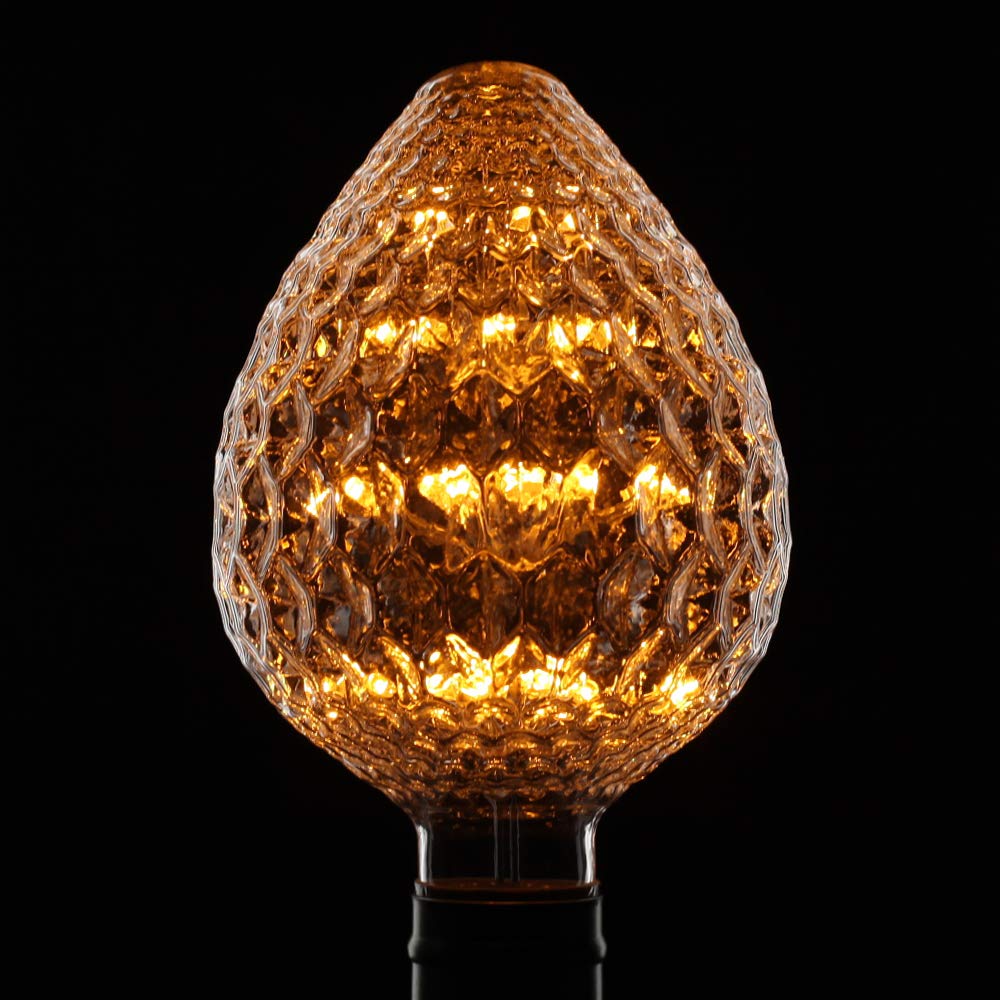 TIANFAN RGB Led Bulb Firework Starry Edison Bulb Warmth Glow 3W Decorative Light Bulbs (Strawberry)