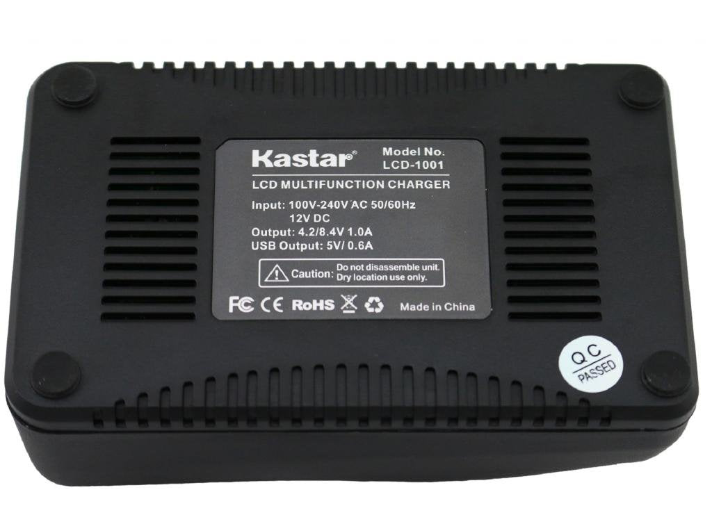 Kastar Ultra Fast Charger Kit and Battery (2-Pack) for Sony NP-FV70 CB-TRV & Sony FDR-AX53, HDR-CX675, HDR-CX455, HDR-CX900, TD30V, HDR-PV710V