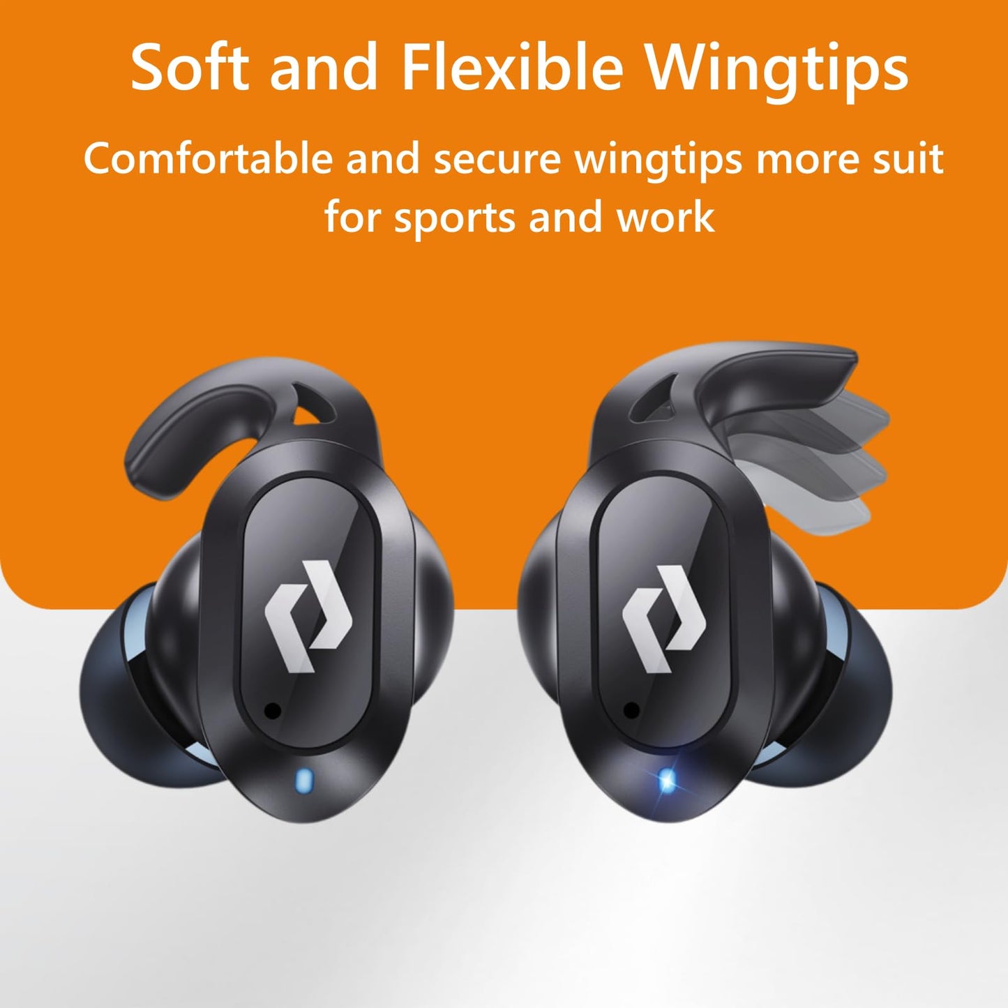 Bluetooth Earbuds Wireless Ear buds Wireless Charging Case Waterproof Headphones Built in Microphone Stereo Bass 64H Playback LED Power Display…