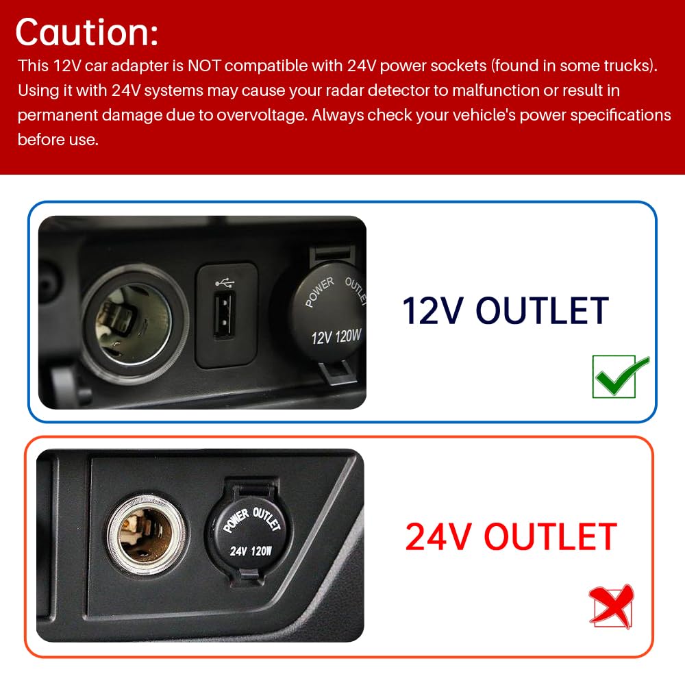 FouceClaus 12V Car Charger Adapter for Portable DVD Player, Replacement Car Cigarette Cord for RCA, Philips, DBPOWER, Sylvania, APEMAN DVD Player