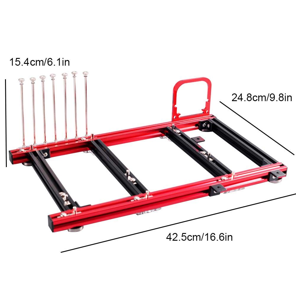 DIY Computer Motherboard Case Rack Mini ATX Bracket, DIY Open Aluminum Alloy Frame ATX Motherboard PC Computer Case Support
