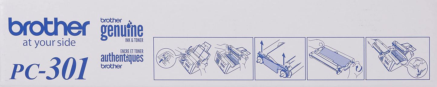 Brother PC301 OEM Ribbon - PPF 750 770 775 870MC 885MC MFC 970MC Print Cartridge (250 Yield) OEM