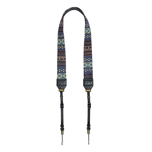 Nocs Provisions NocLoc Woven Tapestry Strap, Binocular & Camera Carry Accessory for All?Day Comfort Hold - Midnight