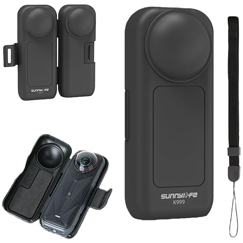 Honlyn Carrying Case for Insta 360 X5, Protective Case Portable Cover, Hard Shell Travel Protector Storage Bag with Wrist Strap
