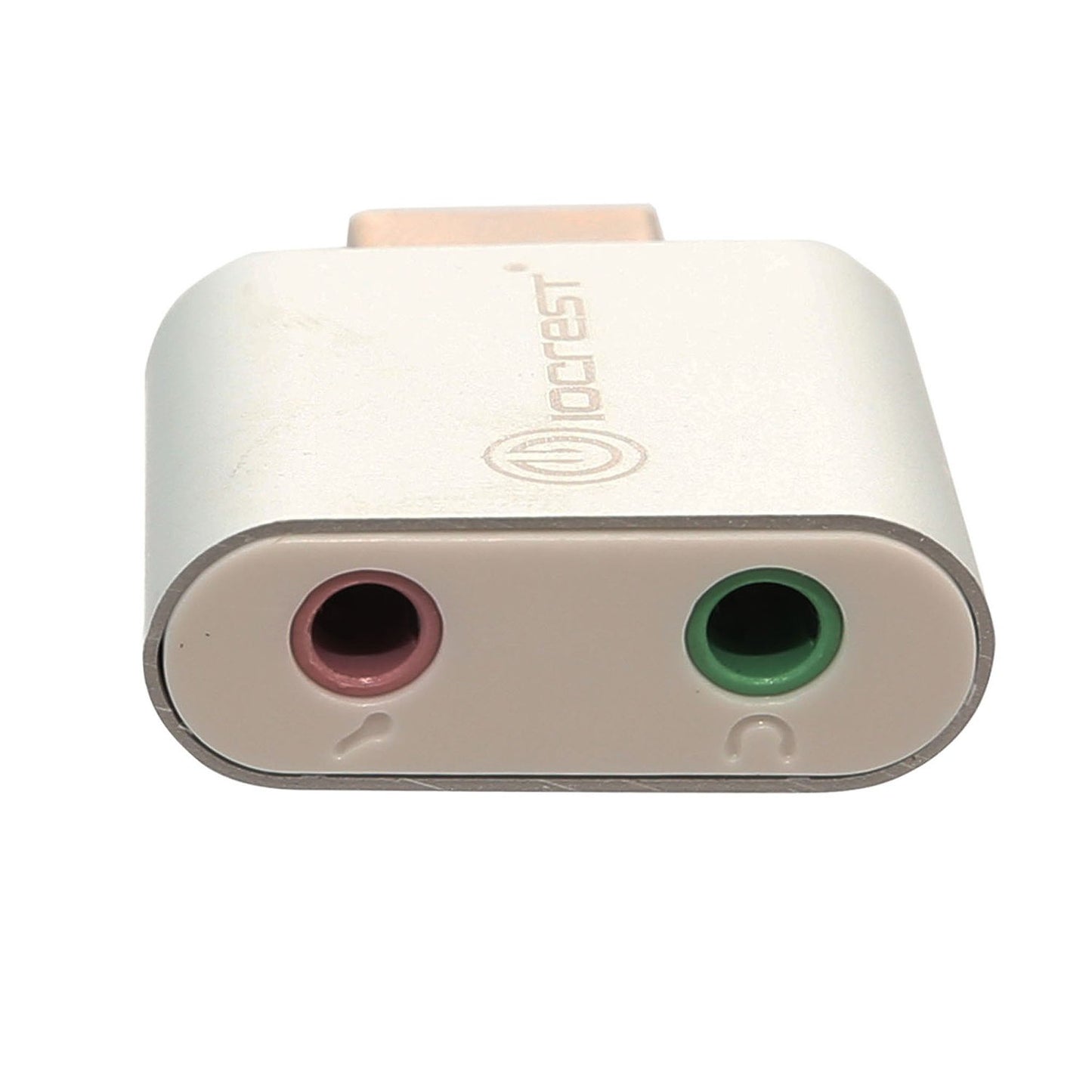 IO Crest SY-AUD20205 USB to Audio Adapter Convert PC USB Port into a Stereo Sound Card for Windows & Mac Silver