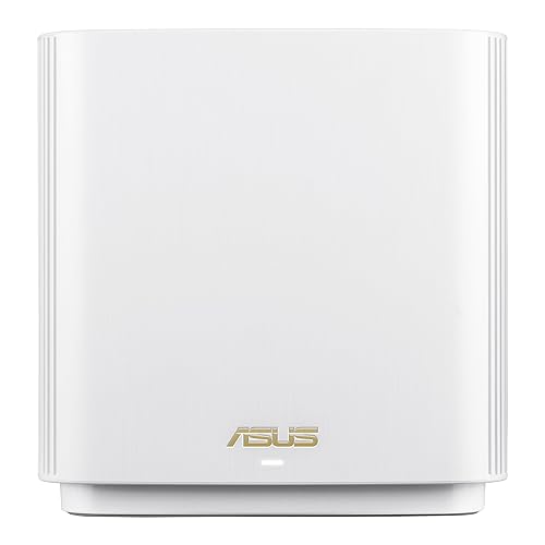 ASUS ZenWiFi AX6600 Tri-Band Mesh WiFi 6 System (XT8 1PK) - Whole Home Coverage up to 2750 sq.ft & 4+ Rooms, AiMesh, Included Lifetime Internet