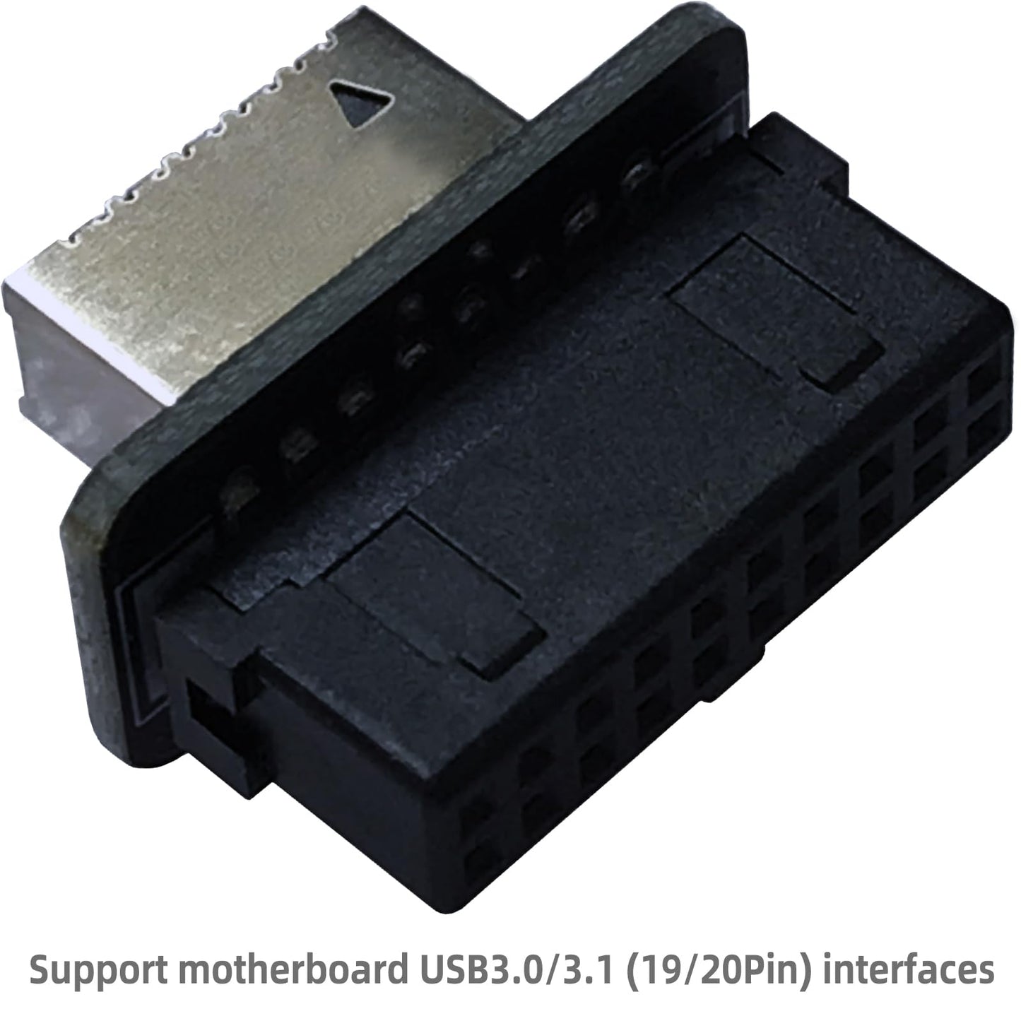 Bejavr USB 3.2 Gen 1 to USB 3.2 Gen 2 Header Adapter Front Panel Connector Motherboard 19Pin USB 3.0 to Type-E/USB C