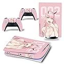 Full Set Skins Compatible with Ps-5 Disc Version,Protective Stickers for Ps-5 Disc Edition Console Controllers (3)