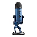 Logitech Creators Blue Yeti USB Microphone for PC, Mac, Gaming, Streaming, Podcasting, Studio and Computer Condenser Mic with Blue VO!CE Effects, 4