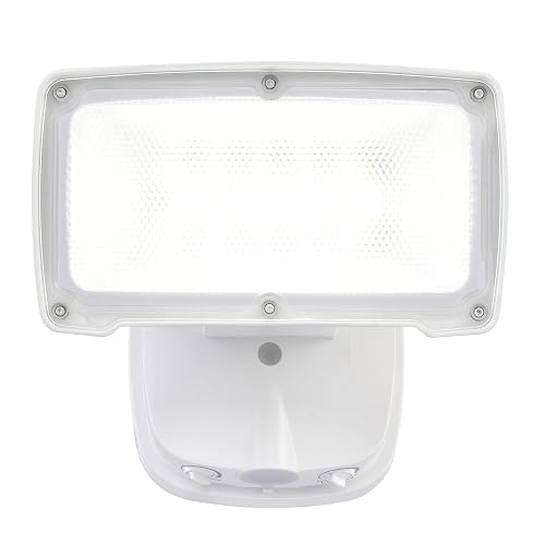 AWSENS 26W Flood Lights Outdoor, CCT Integrated LED Security Light Fixture, 1 Head Exterior LED Outdoor Light with Dusk to Dawn Control, ETL Water