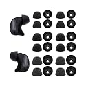 Replacement Ear Tips for Raycon Everyday/Fitness/Impact Earbuds, Soft Silicone Eartips 12 Pairs (S/M/L) Black