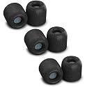 Comply Memory Foam Replacement Earbud Tips for Bang and Olufsen Play Beoplay Earbuds | Ultimate Comfort, Secure Fit, Superior Noise Isolation | Black