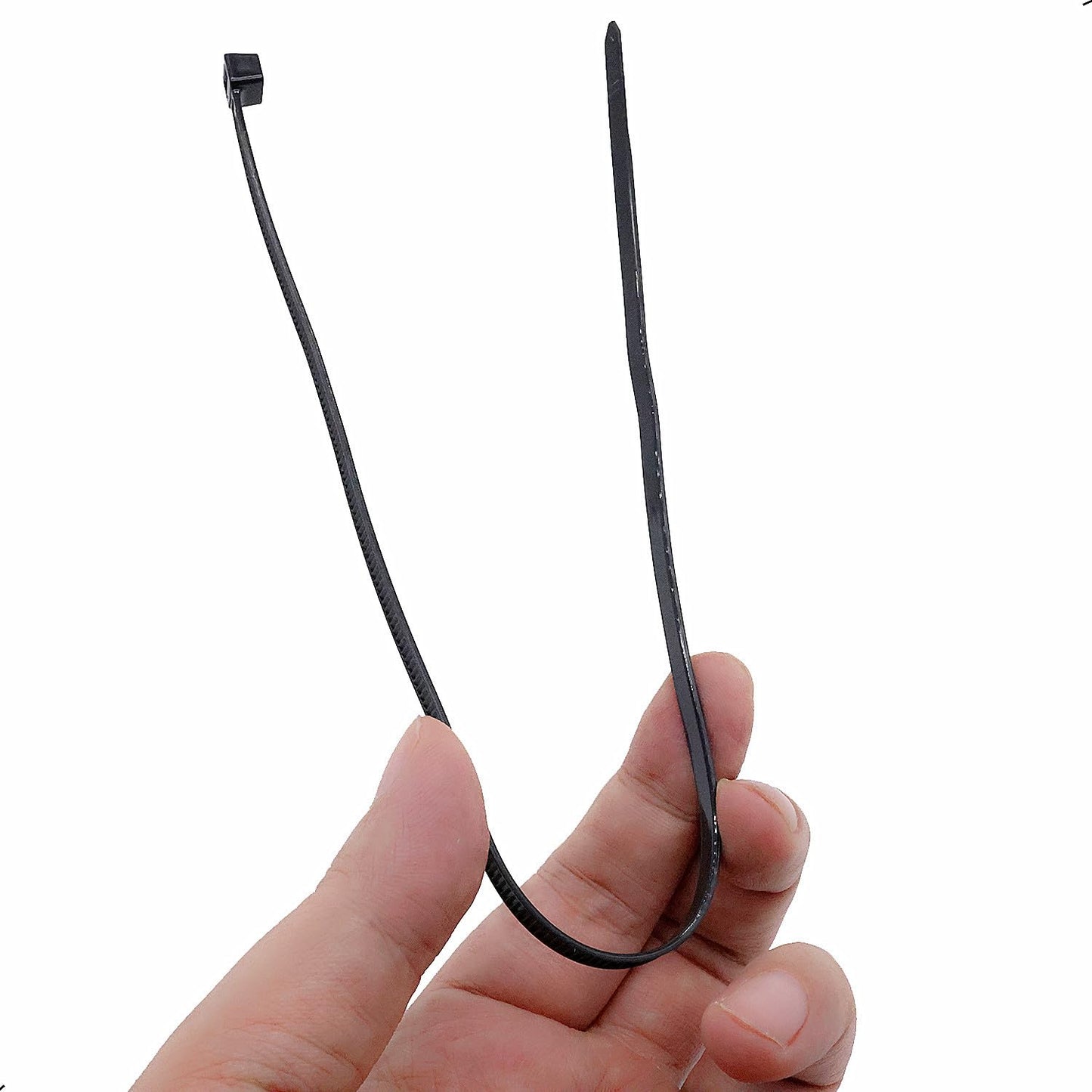 30Pcs Cable Zip Ties 350mm x 4.8mm / 14 x 0.19 Inch Self-Locking Nylon Tie,50LBS Tensile Strength,Wraps Cord Management,Plastic Heavy Big Wire Toes