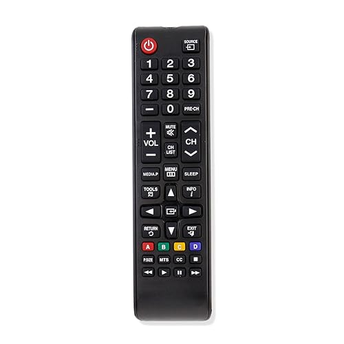 Replacement Remote Control for Samsung UN32EH4003F UN32EH4003FXZA UN32EH4003FXZACH02 UN32EH4003V LED HDTV Smart TV