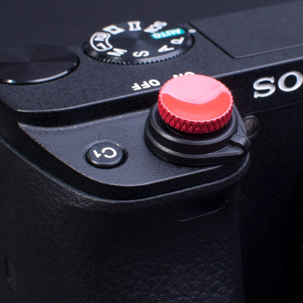 VKO Camera Soft Release Shutter Button Cap for ZV-1 ZV1 RX100M7 RX100M6 RX100M5 RX100M4 RX100M3 A6000 A6100 A6300 A6400 A7R A7S A7 Flat Surface