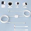20Ft/6m Outdoor Power Adapter Compatible with Wyze Cam V4/V3,Duo Cam Pan,Wyze Pan V4/V3/V2/OG,Long Flat Charging Extension Cable Replace for Plug,IP67