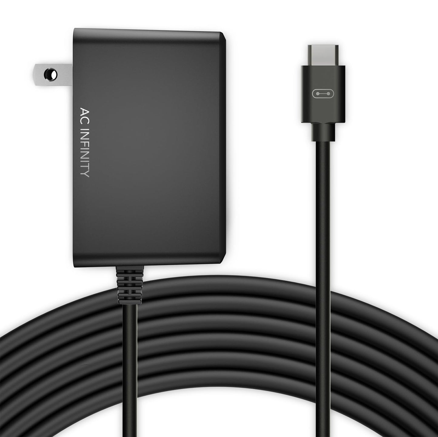 AC Infinity UIS Power Adapter, Outlet Plug with Charger Cable Cord for UIS Digital Controllers