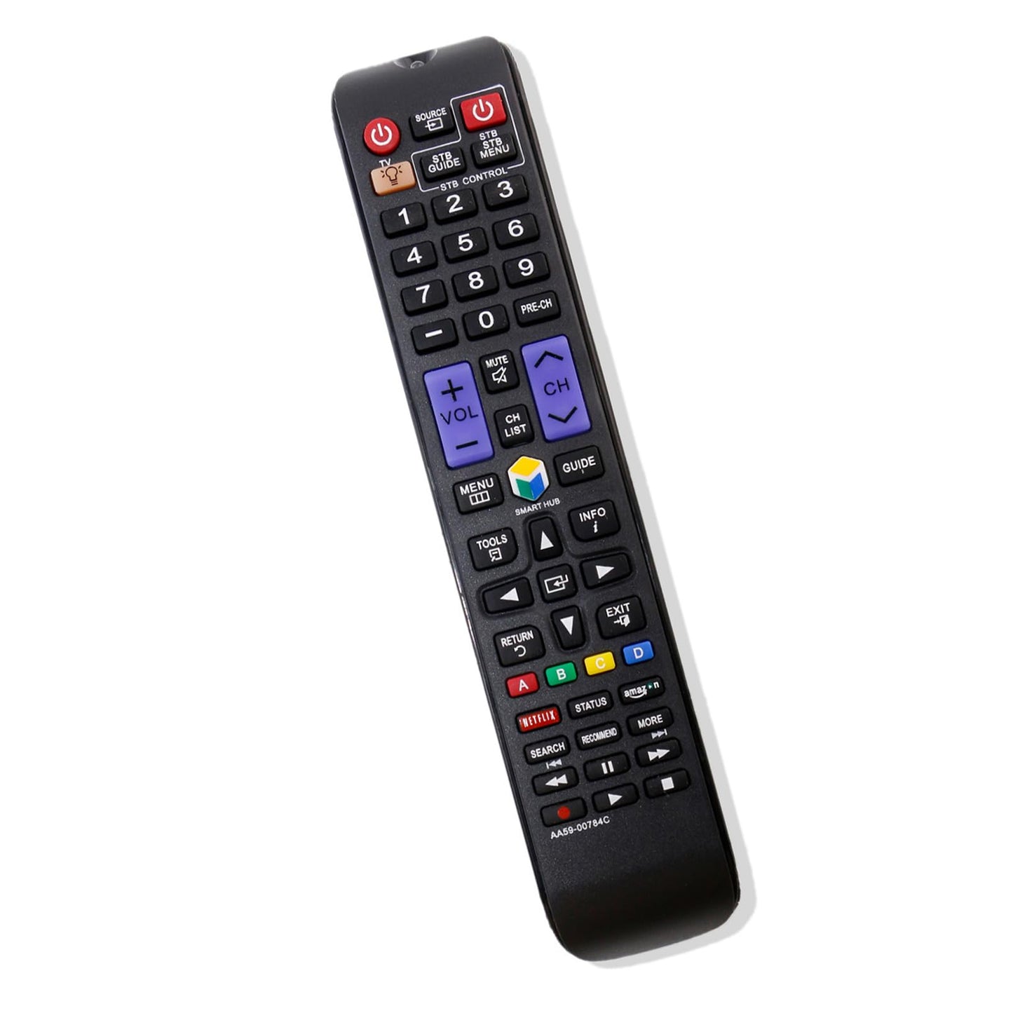 AA59-00784C Replaced Remote Control fit for Samsung TV LED HDTV 5500 5 Series UN55F6300AF UN65F6300AF UN32F6300AF UN40F6300AF UN46F6300AF UN60F6300AF