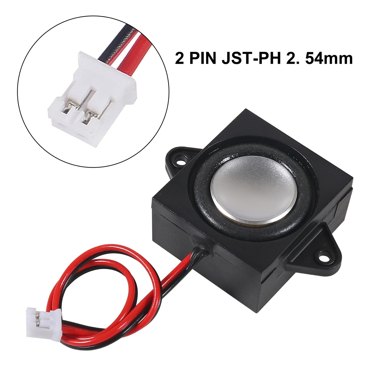 4Pcs 3W 4 Ohm Mini Loudspeakers 3 Watt JST-PH2.0 Interface Micro Speaker for Arduino, Small Electronic Projects, Advertising Machines, LCD TV Monitors