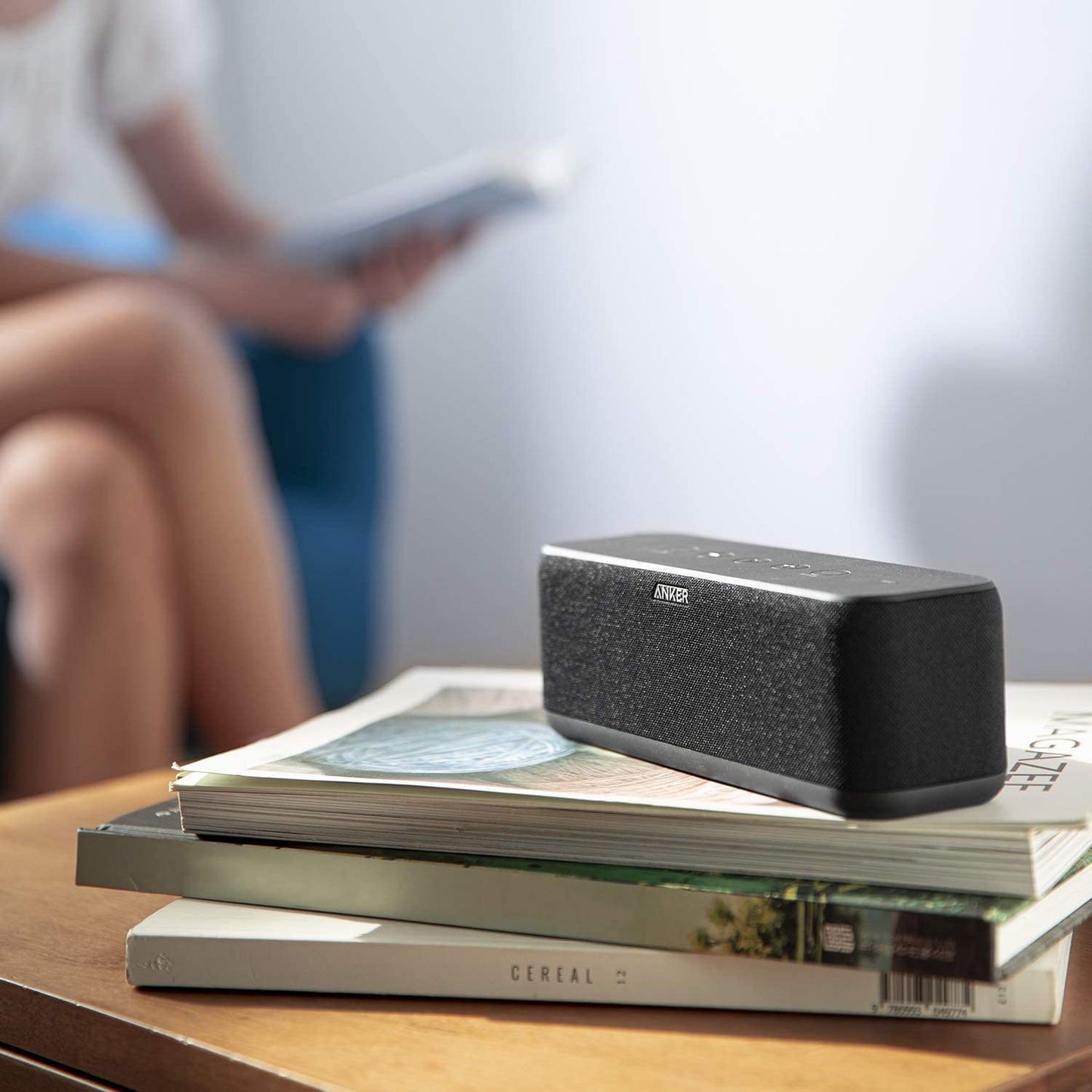 Anker Upgraded Soundcore Boost Bluetooth Speaker with Well-Balanced Sound, BassUp, 12H Playtime, USB-C, IPX7 Waterproof, Wireless Customizable EQ via