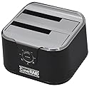CineRAID CR-H238 (Dual Bay USB Type C Hard Drive Docking Station) USB 3.2 Gen 1 for 2.5"/3.5" SATA I/II/III HDD/SSD with One-Touch Clone, Up to 10TB