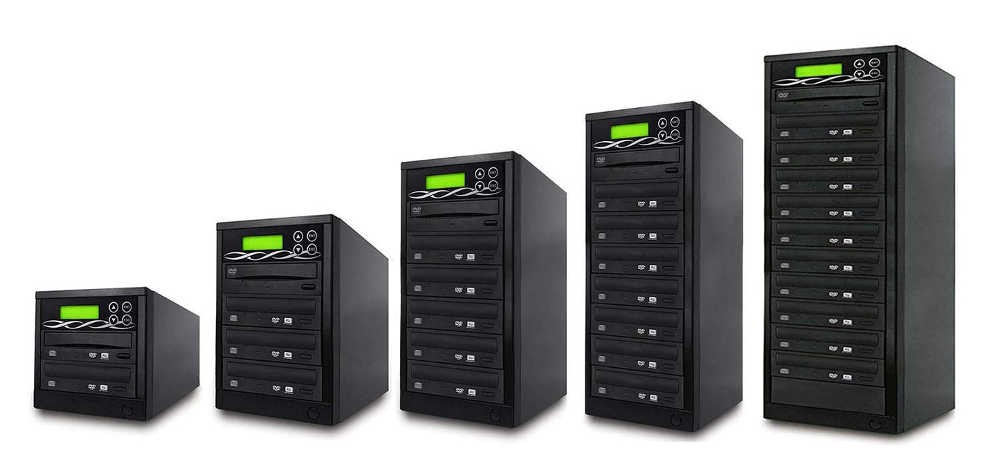 1 to 3 Target DVD/CD Multiple Disc Duplicator with Built-In Burners
