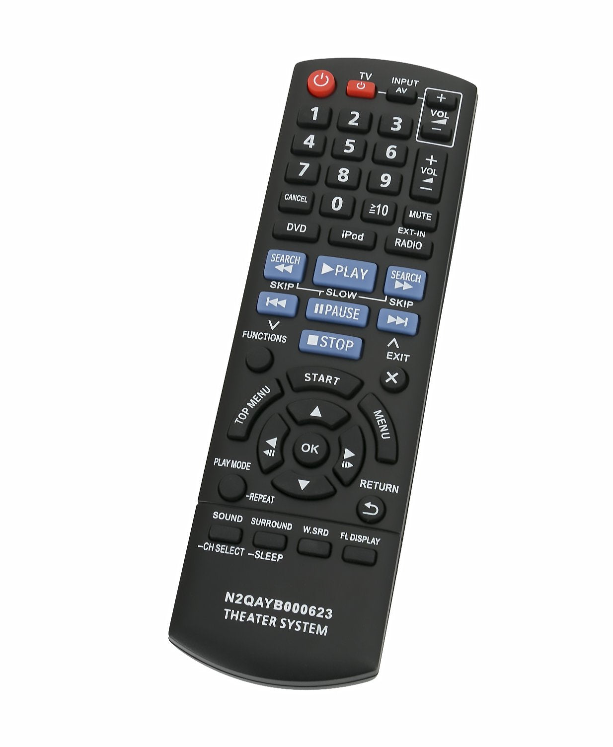 New N2QAYB000623 Replace Remote fit for Panasonic SC-XH150 SA-XH150 Home Theater System