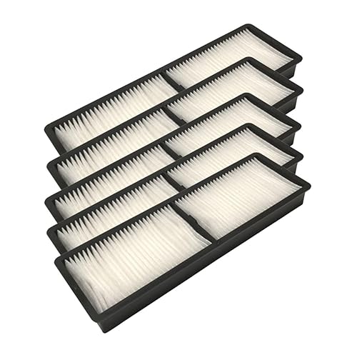 Projector Air Filter - 5 Pack Compatible with Epson Model Numbers Home Cinema 3000, 3100, 3200, 3500, 3510, 3600e, 3700