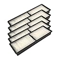 Projector Air Filter - 5 Pack Compatible with Epson Model Numbers Home Cinema 3000, 3100, 3200, 3500, 3510, 3600e, 3700