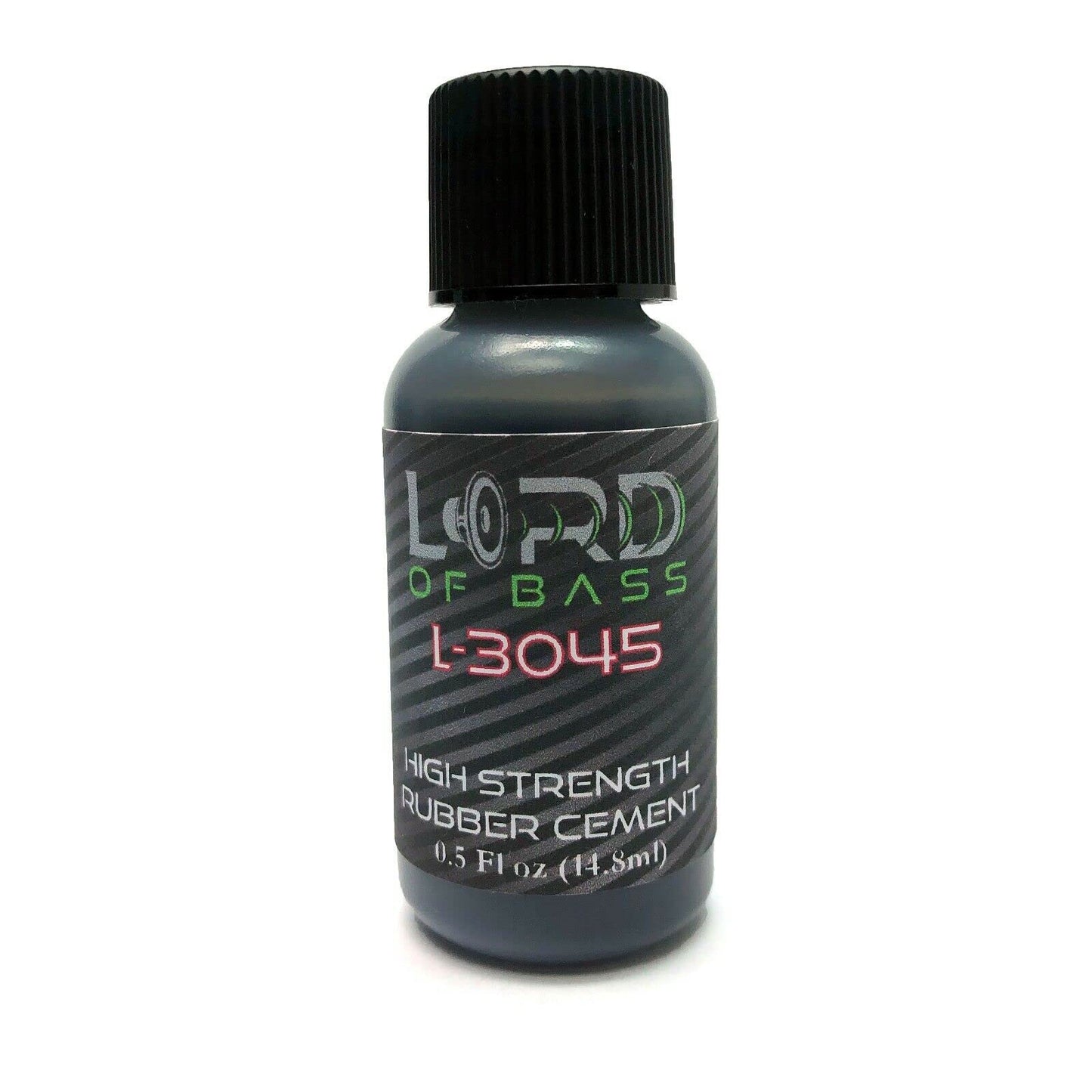 Lord of Bass High Grade Black Rubber Speaker Repair Adhesive Glue 1/2oz