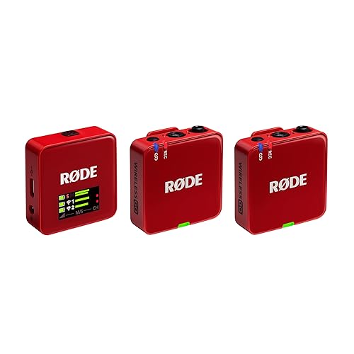 RØDE Wireless GO (Gen 3) - Compact Wireless Mic - Pristine Audio, 32-bit Float Recording, Automatic Level Control, for Phones, Cameras and Computers