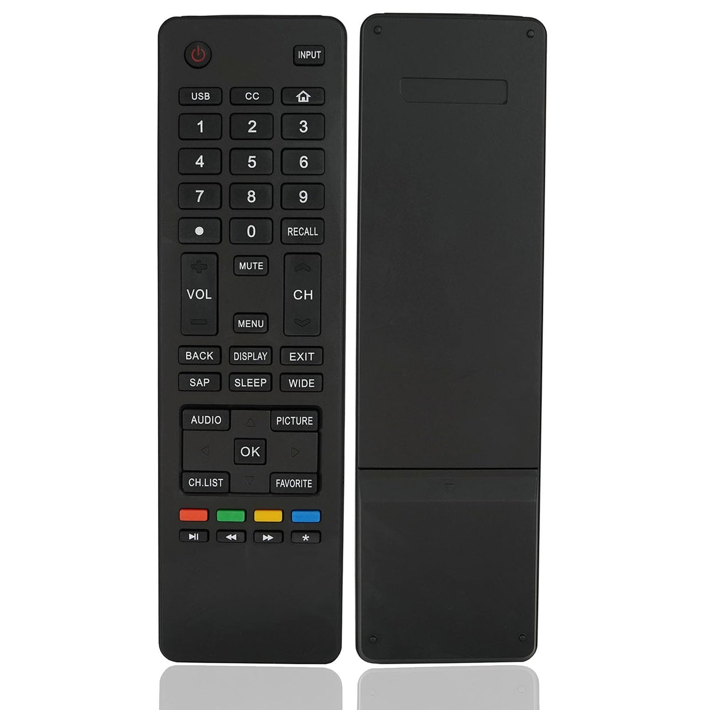 Universal Replacement Remote Control Compatible for Haier 24E2000 32E3000 32F2000 LE32F2220 40E2500 48DR3505 50E3500 TV