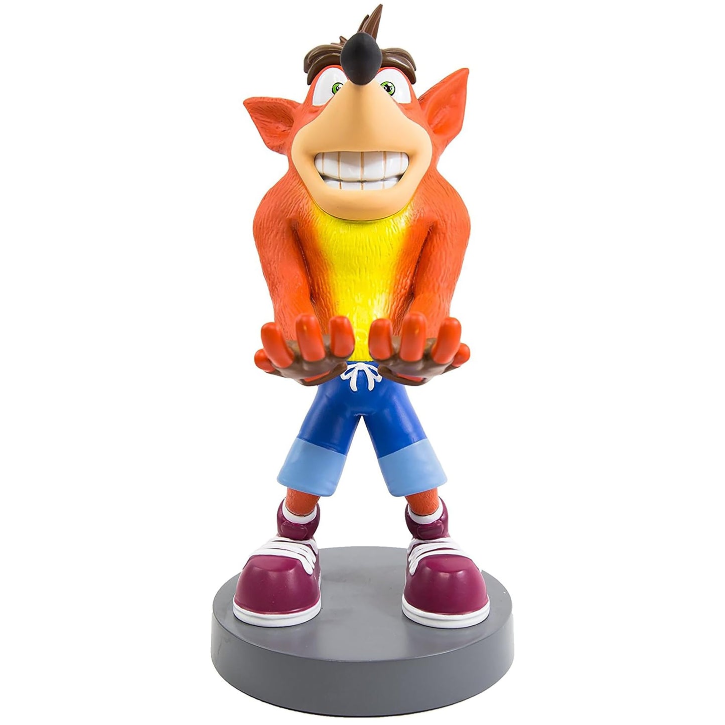 Exquisite Gaming Crash Bandicoot Controller Holder & Phone Stand, 8.5 in Collectible Figure