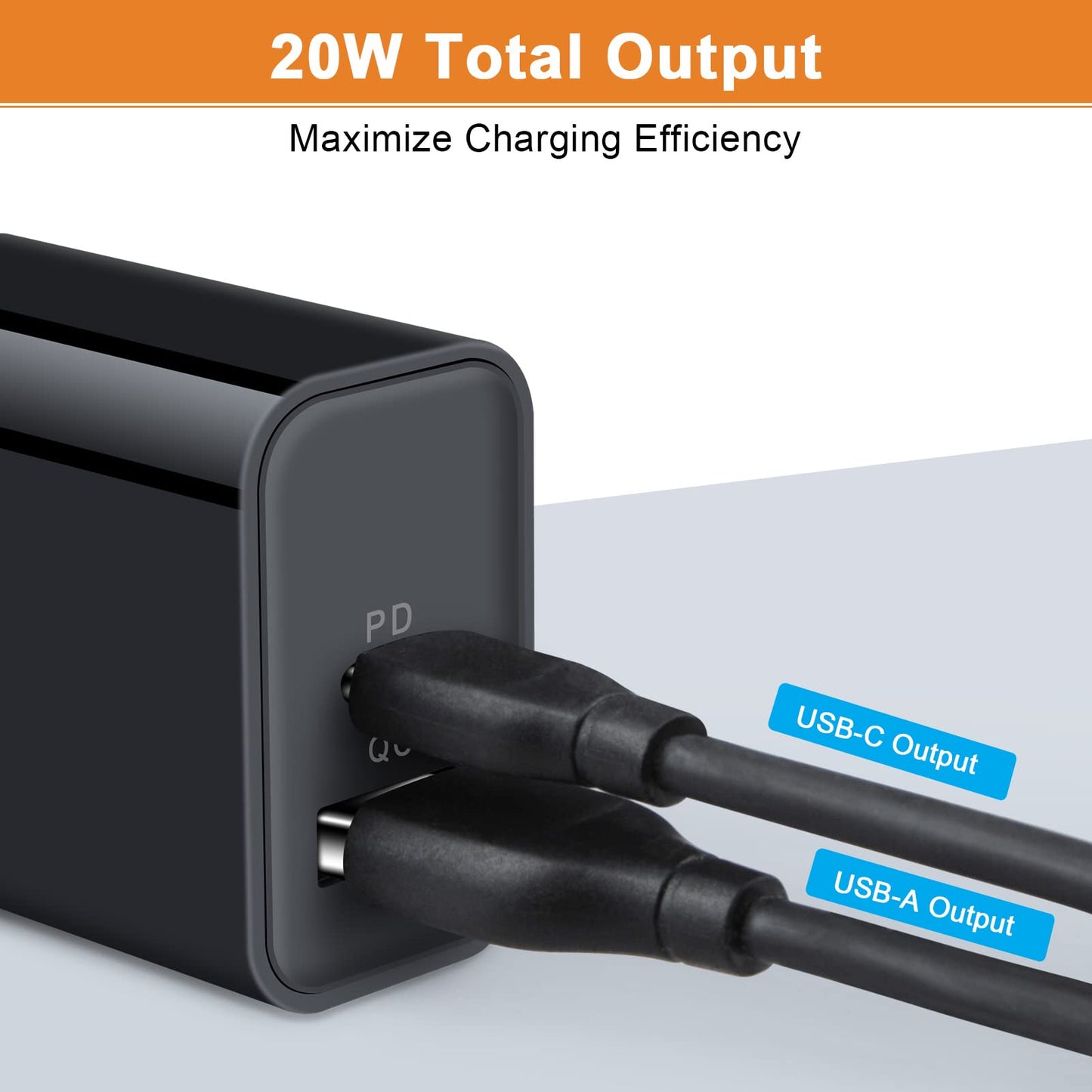 20W Android Charger USB Type C Charger Block Fast Charging for Samsung Galaxy A17/A16/A07/S25FE/S25 Ultra/S25 Plus/A36/A56/A26/A25/A35/A23/A54/S24