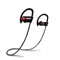 SENSO Bluetooth Headphones, Best Wireless Sports Earbuds w/Mic IPX7 Waterproof HD Stereo Sweatproof Earphones for Gym Running Workout Noise Cancelling