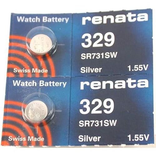 #329 Renata Watch Batteries 2Pcs