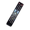 Replaced Remote Control Compatible for Samsung UN46H6203 UN32J4300AFXZP UN32H5203 UN46H5203AF UN50H6203AF UN65H6203AF Smart LED HD TV