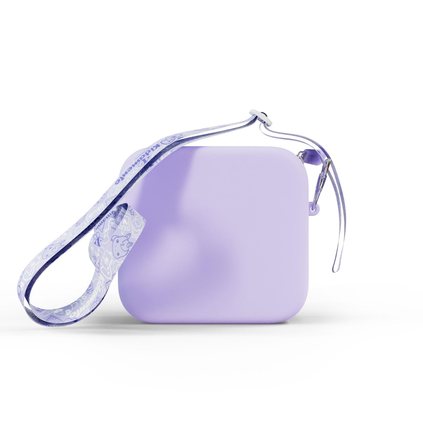 Kidamento kiimento Soft Silicone Camera Case - Durable and Adorably Stylish Bag - Promotes Comfort and Independence - Purple Unicorn