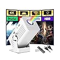 Mini Projector with WiFi and Bluetooth,Support Movie Projector 1080P HD,Auto Keystone Correction,135° Rotatable,Portable Projector Compatible